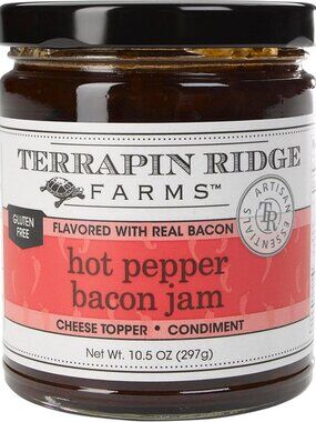 Sweet & Spicy Hot Pepper Bacon Jam – Gourmet Spread for Cheese & Appetizers 10.5